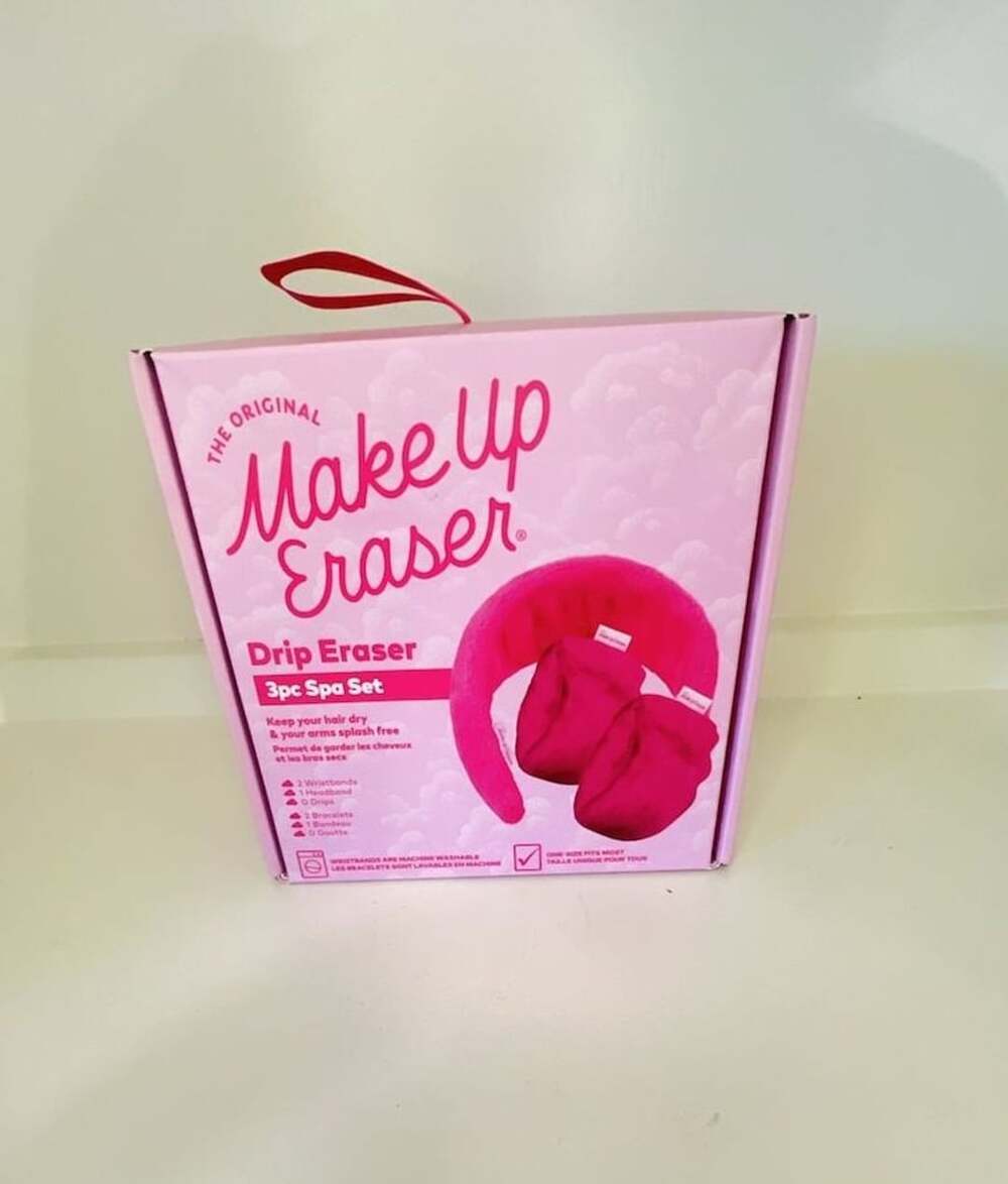 The Original MakeUp Eraser Drip Eraser 3pc Spa Set Pink